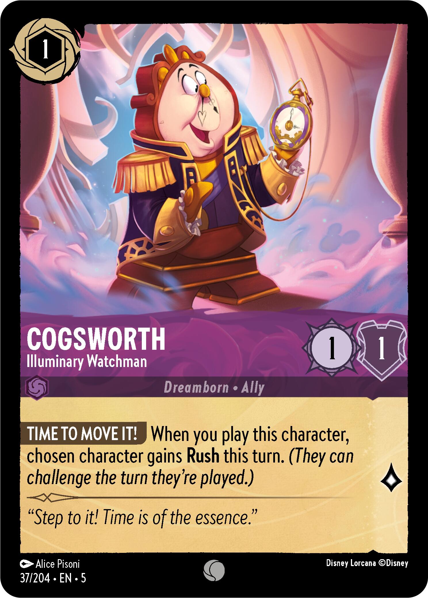 Cogsworth - Illuminary Watchman (37/204) [Shimmering Skies] | Good Games North