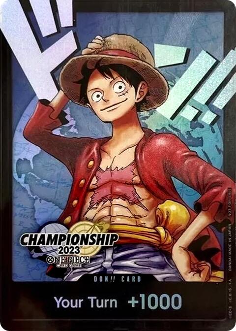DON!! Card (Monkey.D.Luffy) (2023 World Championship Finals) [One Piece Promotion Cards] | Good Games North
