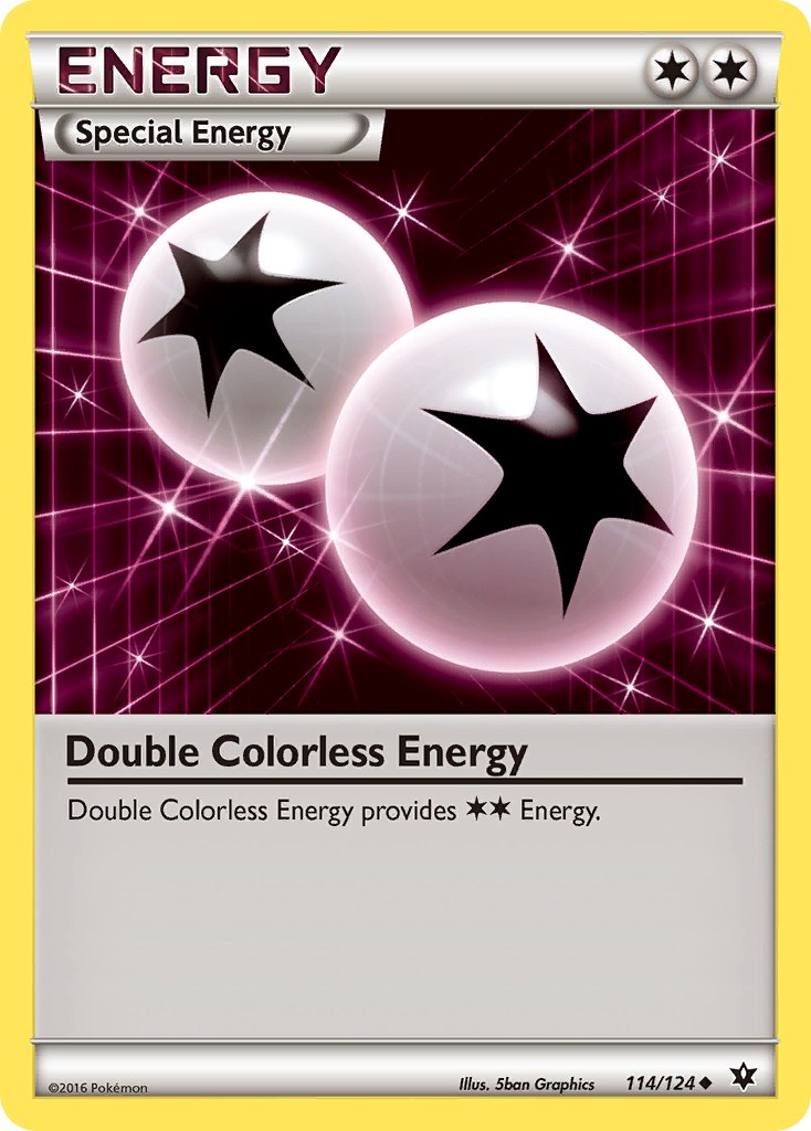 Double Colorless Energy (114/124) [XY: Fates Collide] | Good Games North