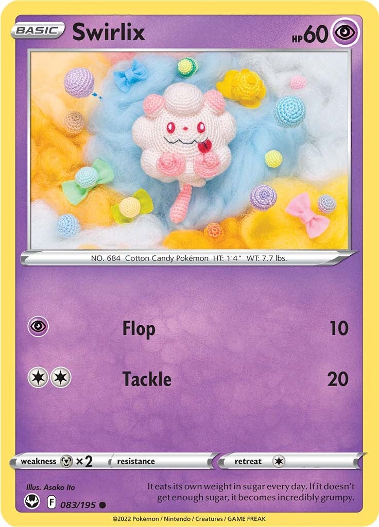 Swirlix (083/195) [Sword & Shield: Silver Tempest] | Good Games North