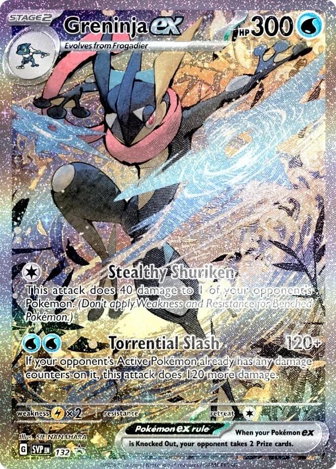 Greninja ex (132) [Scarlet & Violet: Black Star Promos] | Good Games North