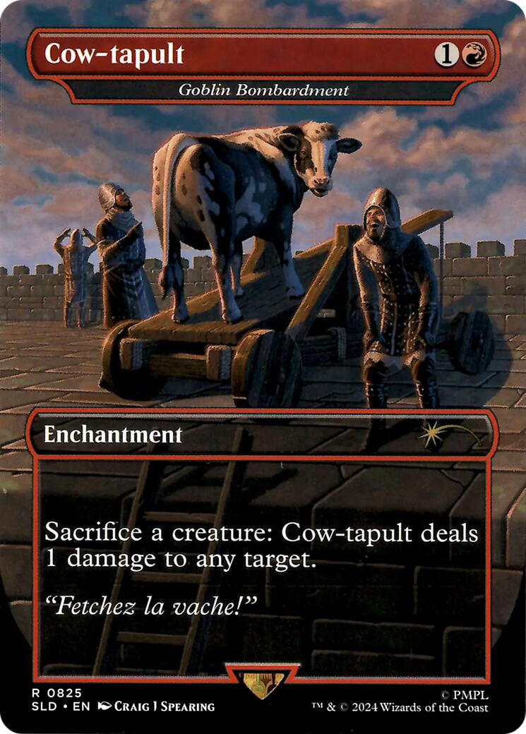 Cow-tapult - Goblin Bombardment [Secret Lair Drop Series] | Good Games North