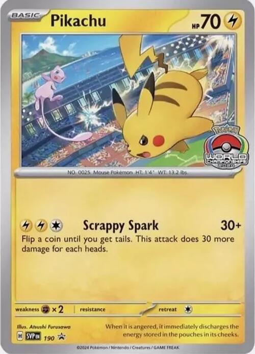 Pikachu (190) [Scarlet & Violet: Black Star Promos] | Good Games North