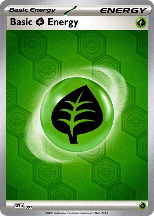 Basic Grass Energy (001) [Scarlet & Violet: Shrouded Fable] | Good Games North