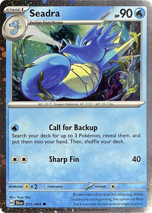 Seadra (011/064) (Cosmos Holo) [Miscellaneous Cards] | Good Games North