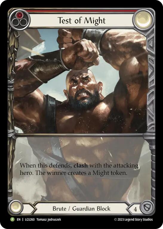 Test of Might [LGS260] (Promo)  Rainbow Foil | Good Games North