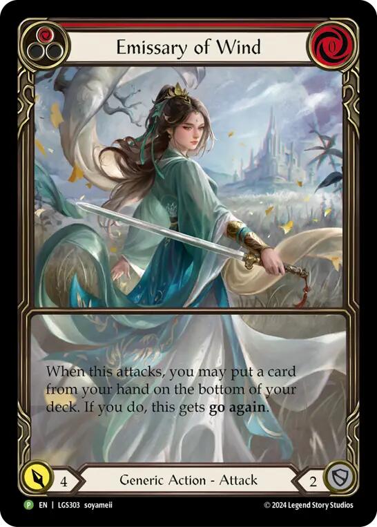 Emissary of Wind [LGS303] (Promo)  Rainbow Foil | Good Games North