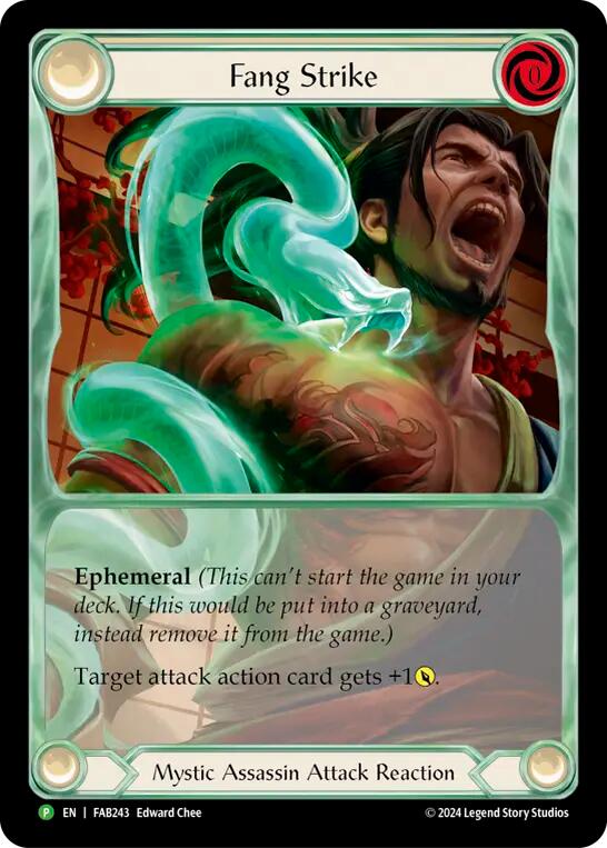 Fang Strike [FAB243] (Promo)  Cold Foil | Good Games North
