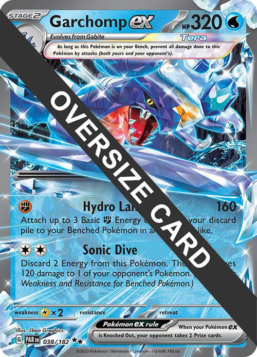 Garchomp ex (038) (Jumbo Card) [Scarlet & Violet: Black Star Promos] | Good Games North