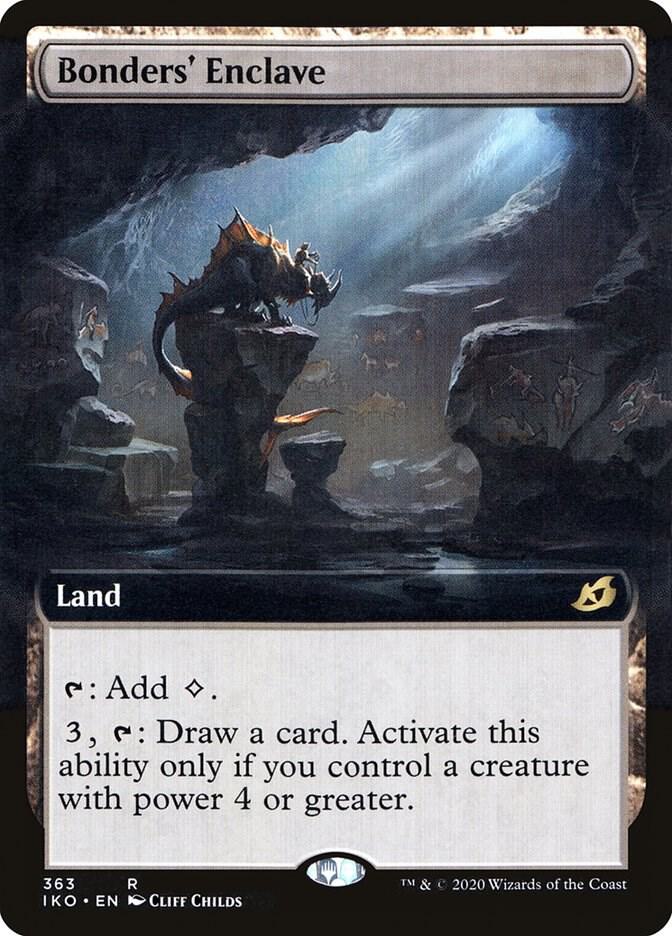 Bonders Enclave Extended Art (Ikoria: Lair of Behemoths)  - Foil | Good Games North