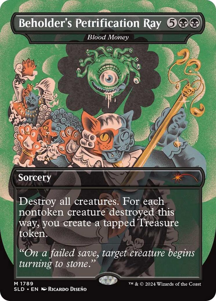 Beholder's Petrification Ray - Blood Money [Secret Lair Drop Series] | Good Games North