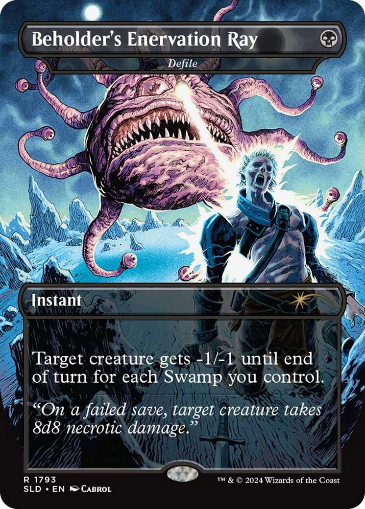 Beholder's Enervation Ray - Defile [Secret Lair Drop Series] | Good Games North