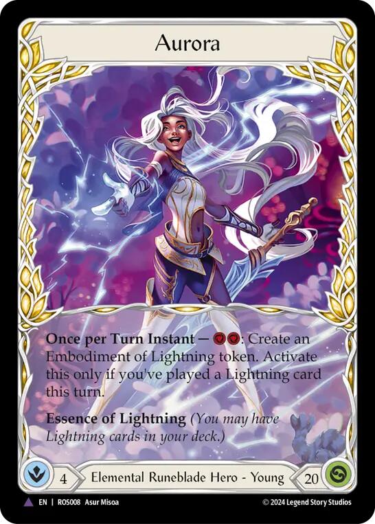 Aurora (Marvel) (Alternate Art) [ROS008] (Rosetta)  Cold Foil | Good Games North