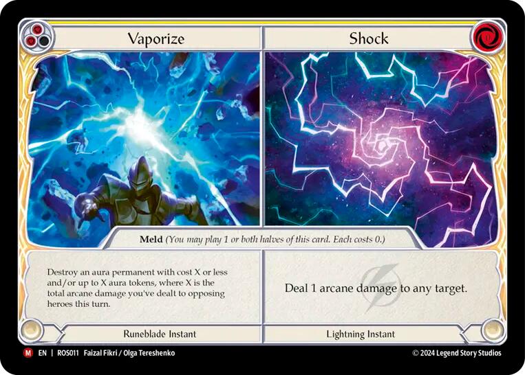 Vaporize // Shock [ROS011] (Rosetta)  Rainbow Foil | Good Games North