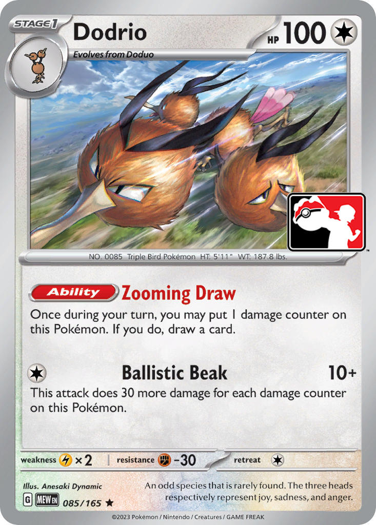 Dodrio (085/165) [Prize Pack Series Five] | Good Games North