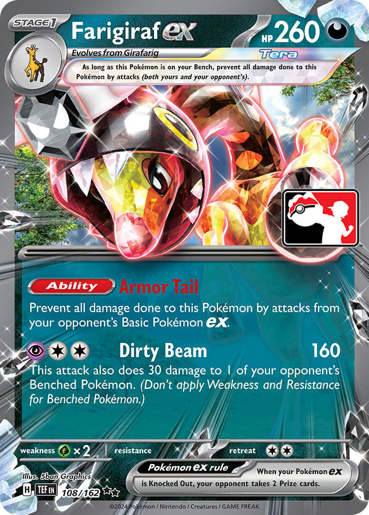 Farigiraf ex (108/162) [Prize Pack Series Five] | Good Games North