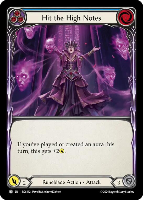 Hit the High Notes (Blue) [ROS142] (Rosetta)  Rainbow Foil | Good Games North