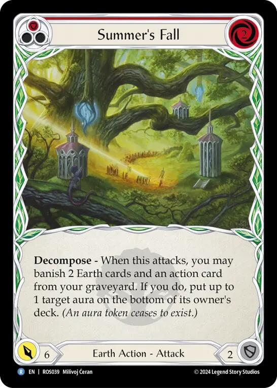 Summer's Fall (Red) [ROS039] (Rosetta) | Good Games North