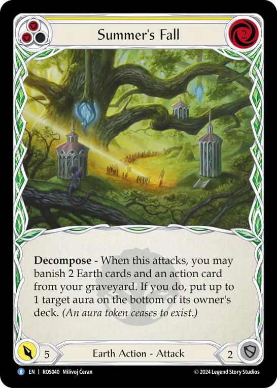 Summer's Fall (Yellow) [ROS040] (Rosetta) | Good Games North