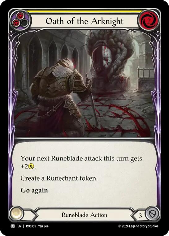 Oath of the Arknight (Yellow) [ROS159] (Rosetta) | Good Games North