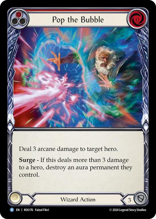 Pop the Bubble (Red) [ROS176] (Rosetta)  Rainbow Foil | Good Games North