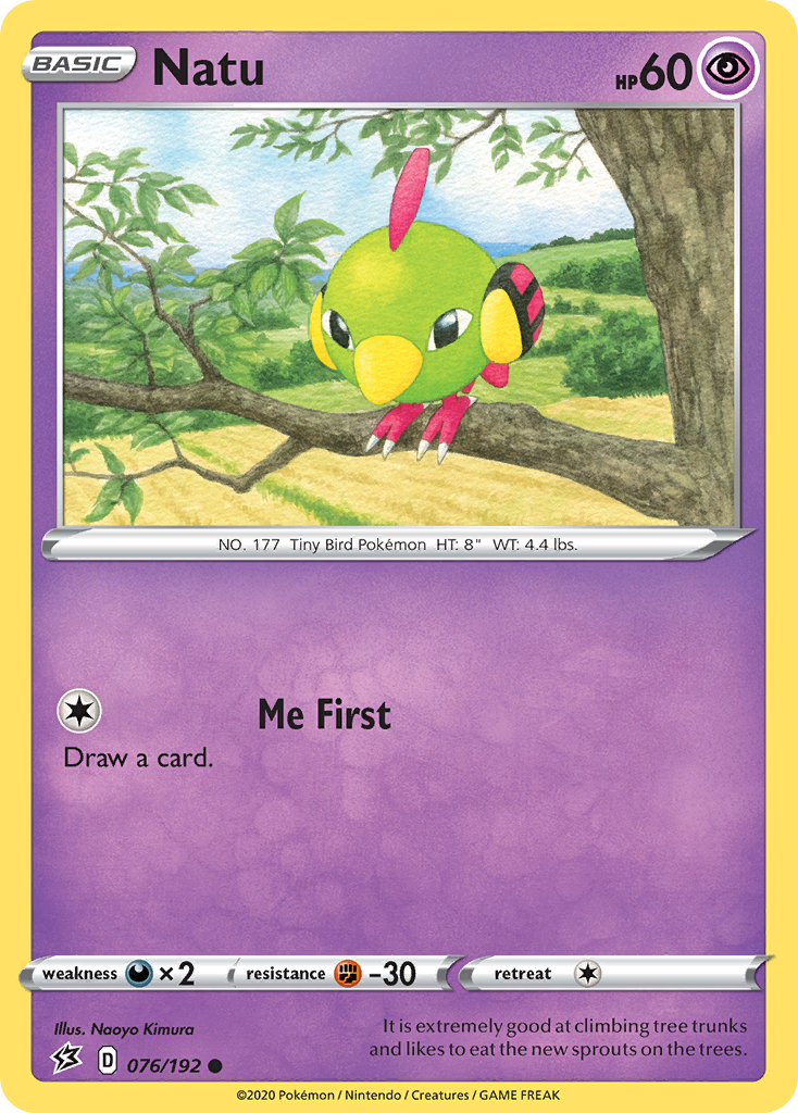 Natu (076/192) [Sword & Shield: Rebel Clash] | Good Games North