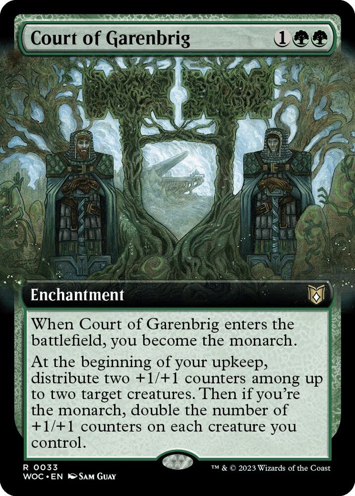 Court of Garenbrig Extended Art (Commander: Wilds of Eldraine)  | Good Games North