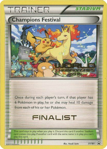 Champions Festival (XY91) (2015 Finalist) [XY: Black Star Promos] | Good Games North