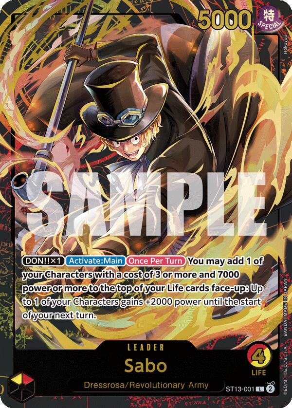 Sabo (Premium Card Collection -Leader Collection-) [One Piece Promotion Cards] | Good Games North