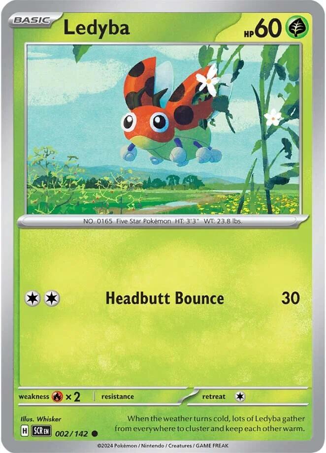Ledyba (002/142) [Scarlet & Violet: Stellar Crown] | Good Games North