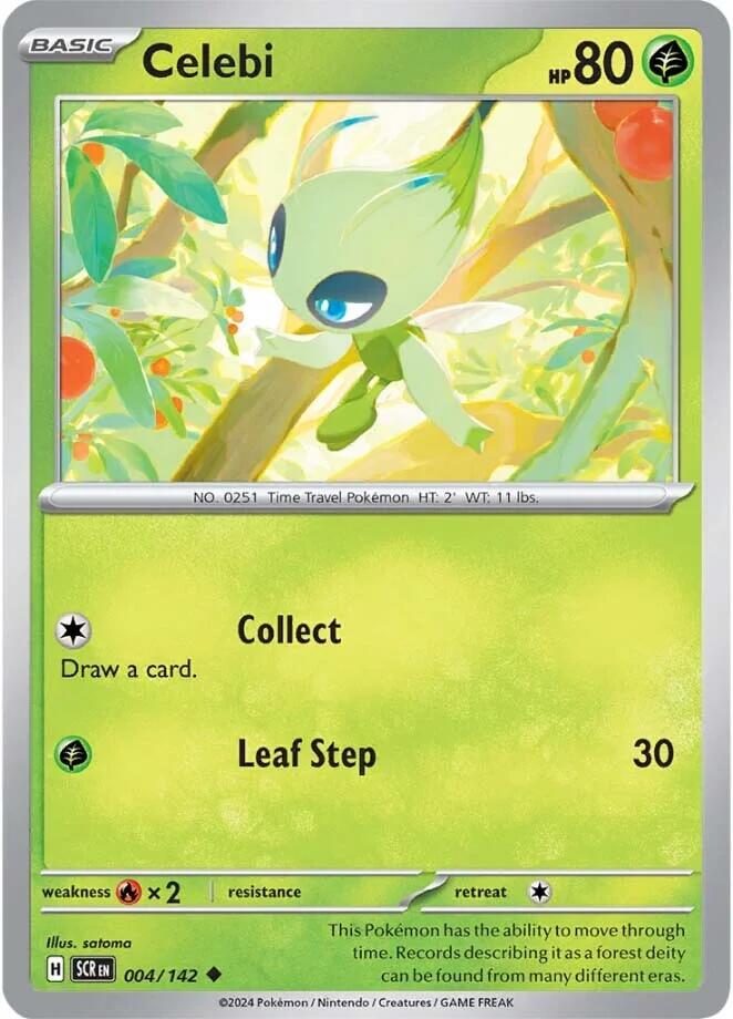 Celebi (004/142) [Scarlet & Violet: Stellar Crown] | Good Games North