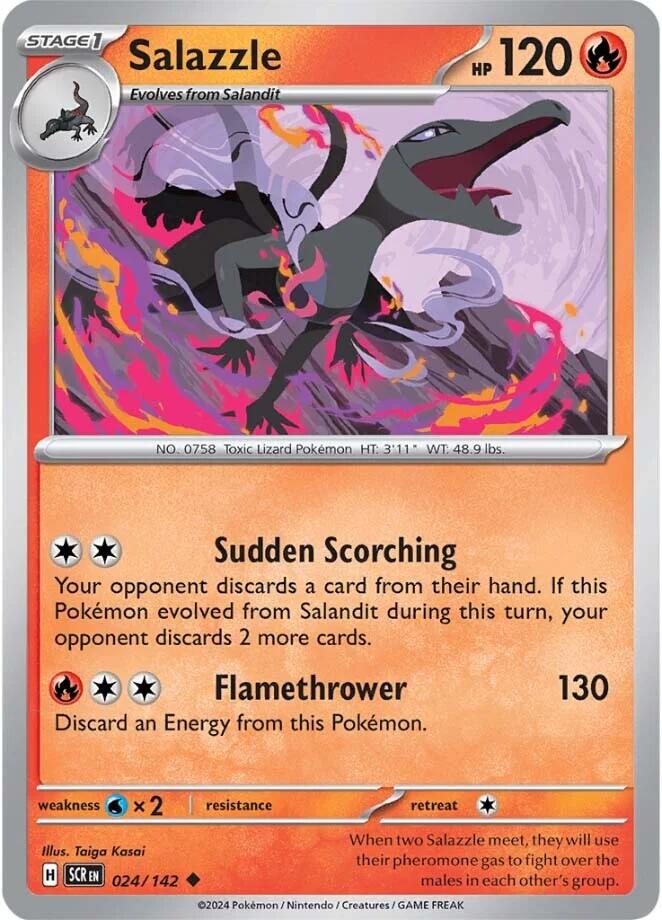 Salazzle (024/142) [Scarlet & Violet: Stellar Crown] | Good Games North