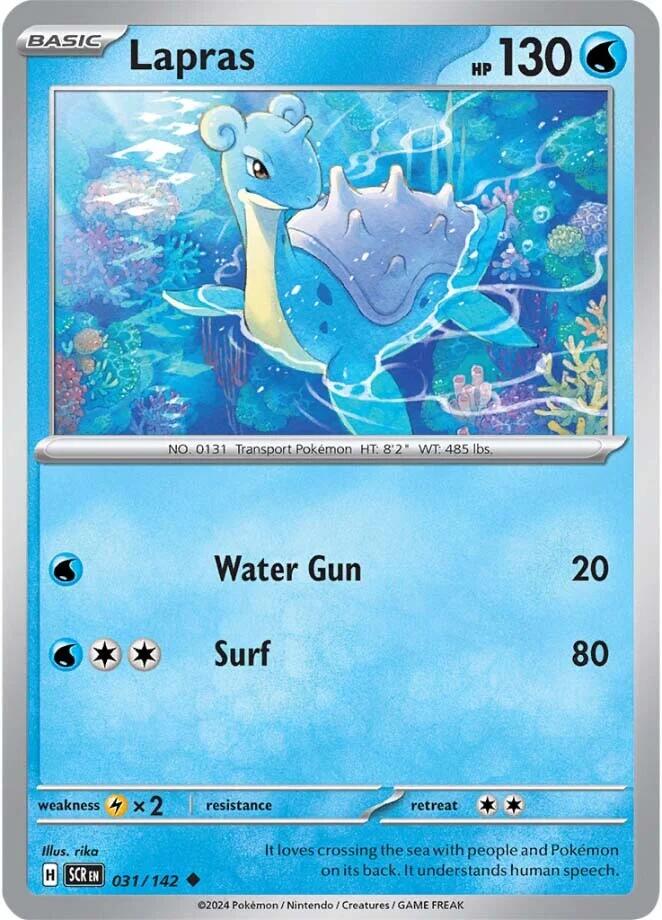 Lapras (031/142) [Scarlet & Violet: Stellar Crown] | Good Games North