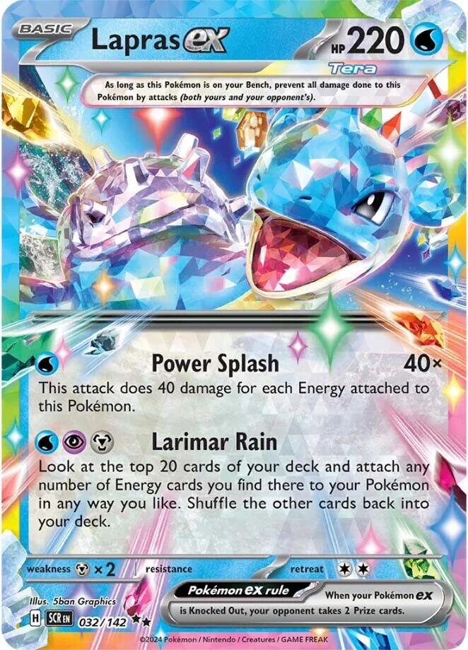 Lapras ex (032/142) [Scarlet & Violet: Stellar Crown] | Good Games North