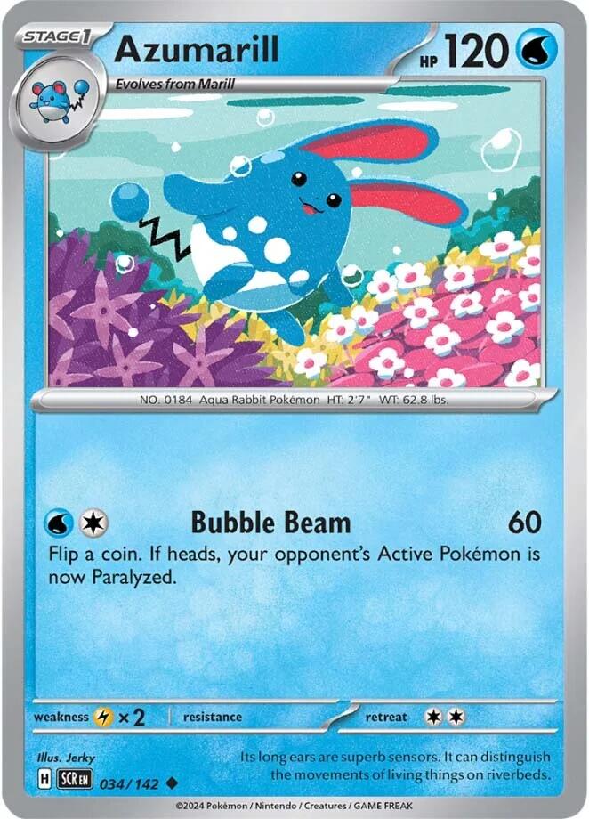 Azumarill (034/142) [Scarlet & Violet: Stellar Crown] | Good Games North