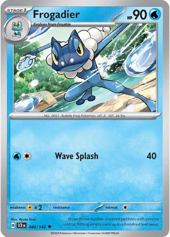 Frogadier (040/142) [Scarlet & Violet: Stellar Crown] | Good Games North