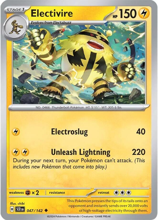 Electivire (047/142) [Scarlet & Violet: Stellar Crown] | Good Games North