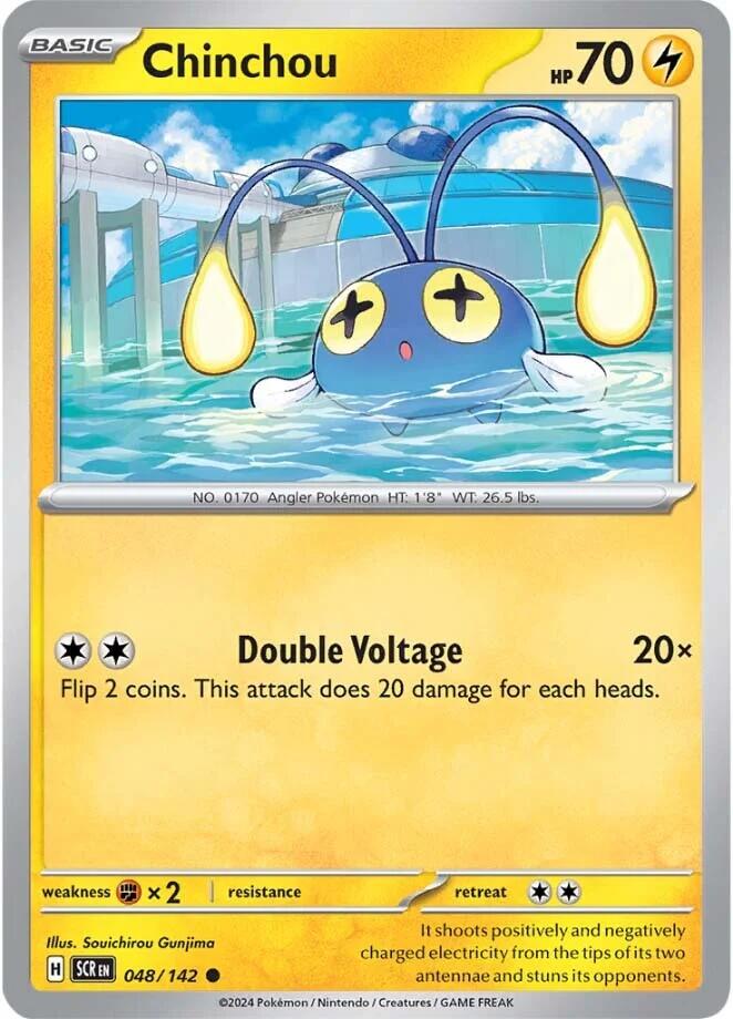 Chinchou (048/142) [Scarlet & Violet: Stellar Crown] | Good Games North