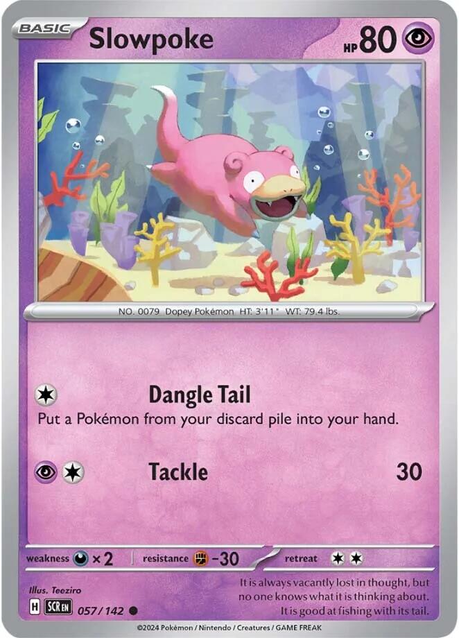 Slowpoke (057/142) [Scarlet & Violet: Stellar Crown] | Good Games North