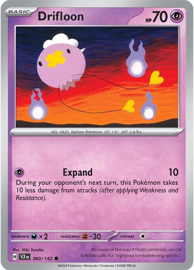 Drifloon (060/142) [Scarlet & Violet: Stellar Crown] | Good Games North