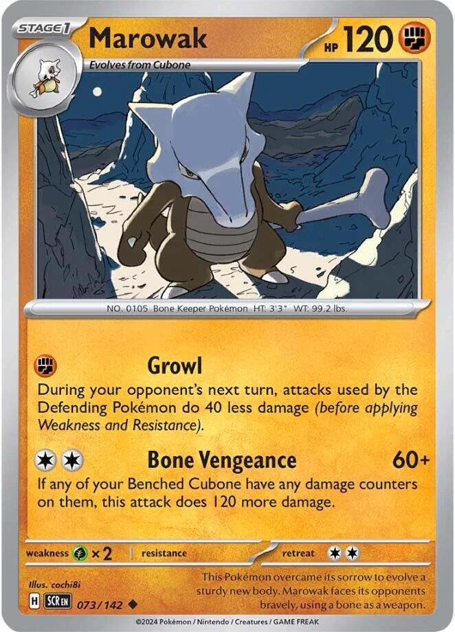 Marowak (073/142) [Scarlet & Violet: Stellar Crown] | Good Games North