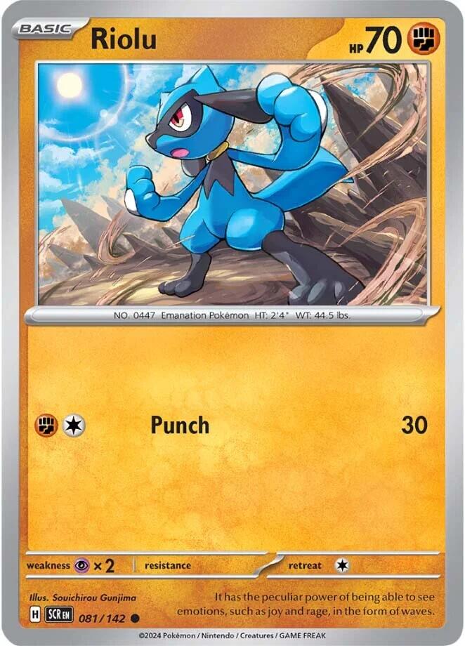 Riolu (081/142) [Scarlet & Violet: Stellar Crown] | Good Games North