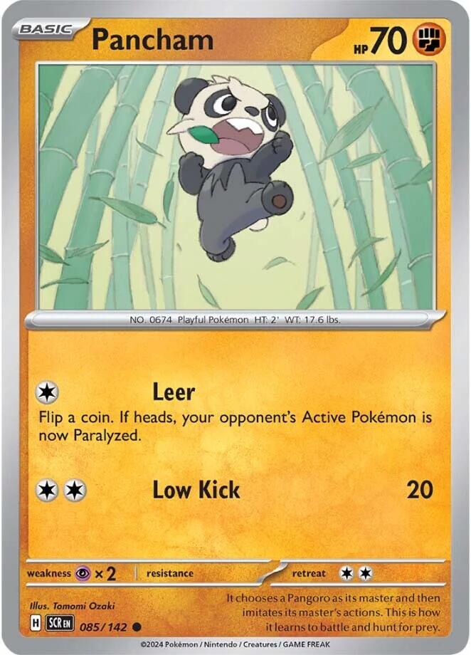 Pancham (085/142) [Scarlet & Violet: Stellar Crown] | Good Games North