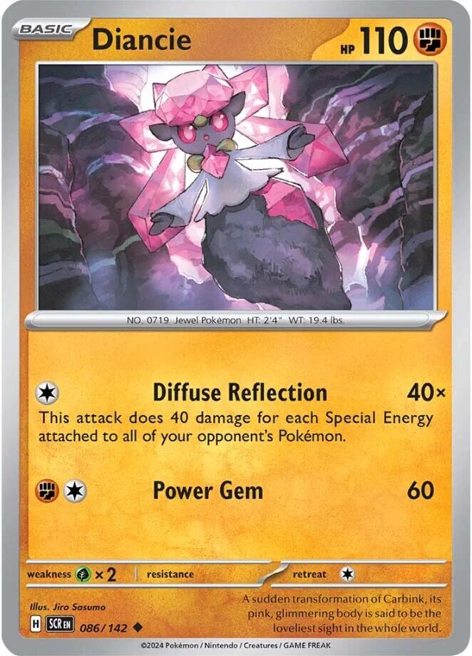 Diancie (086/142) [Scarlet & Violet: Stellar Crown] | Good Games North