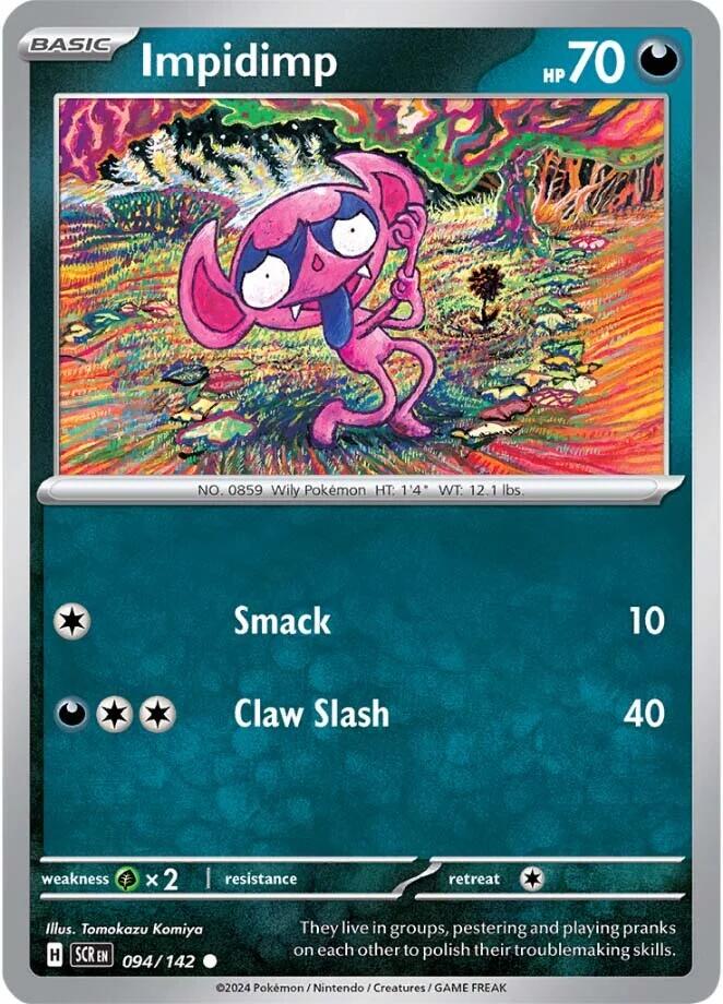 Impidimp (094/142) [Scarlet & Violet: Stellar Crown] | Good Games North