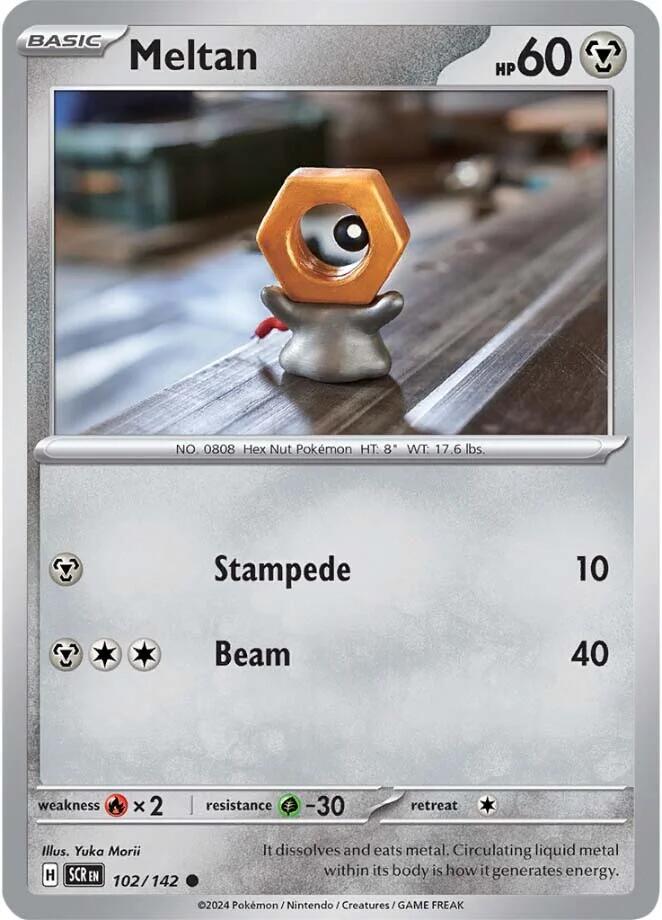 Meltan (102/142) [Scarlet & Violet: Stellar Crown] | Good Games North
