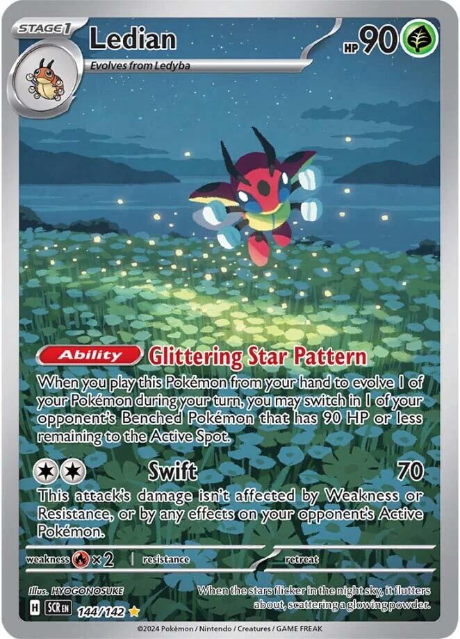 Ledian (144/142) [Scarlet & Violet: Stellar Crown] | Good Games North
