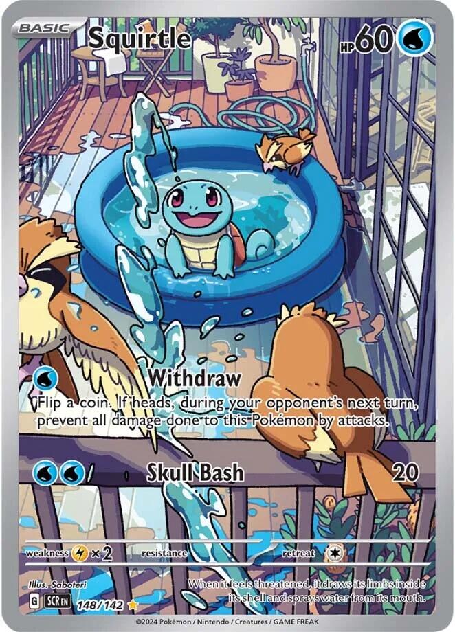 Squirtle (148/142) [Scarlet & Violet: Stellar Crown] | Good Games North
