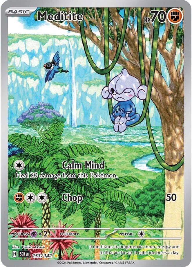 Meditite (153/142) [Scarlet & Violet: Stellar Crown] | Good Games North