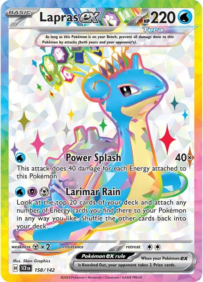 Lapras ex (158/142) [Scarlet & Violet: Stellar Crown] | Good Games North